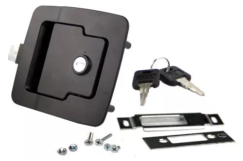 Lippert Standard RV Baggage Door Latch Kit - Black #317649