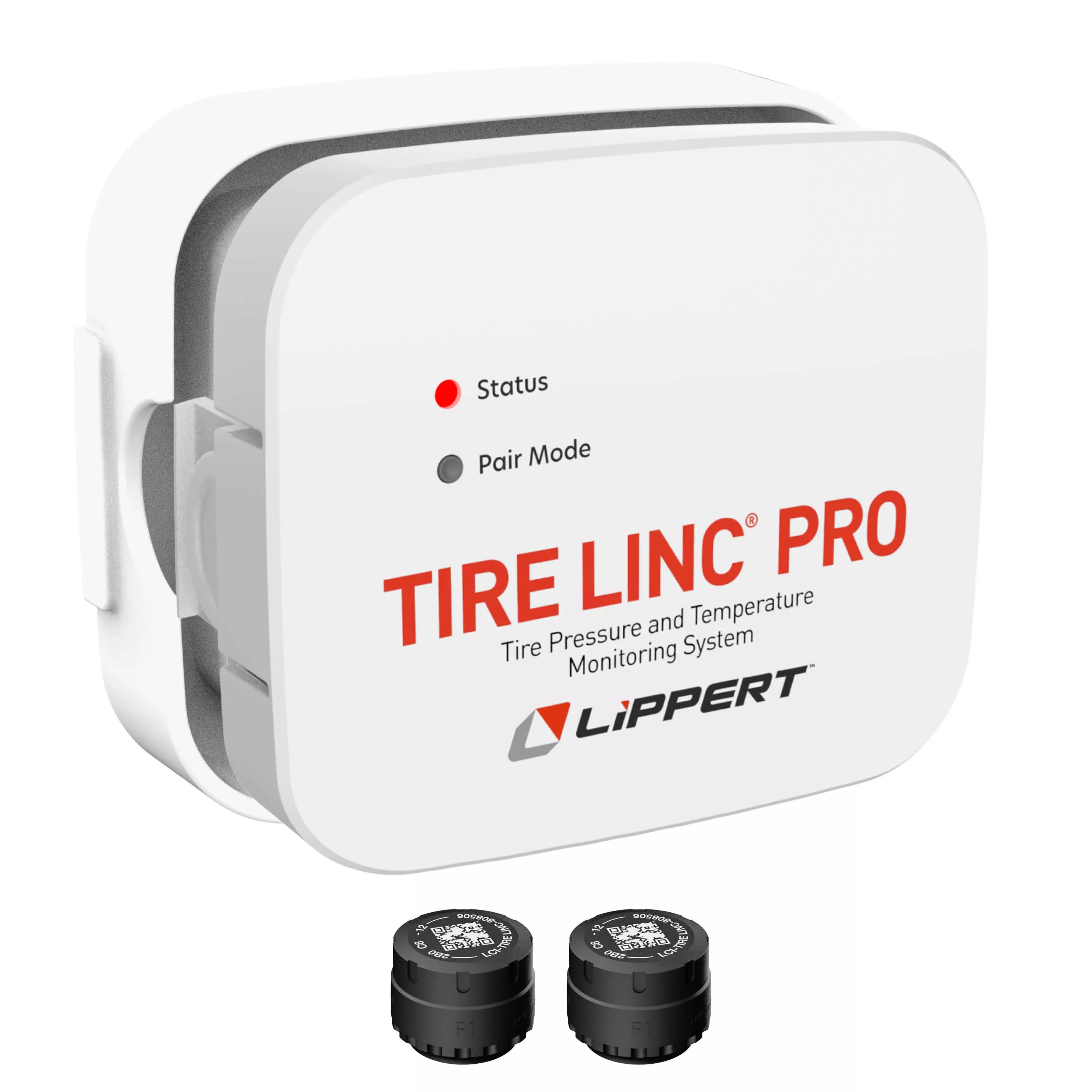 Lippert - Tire Linc PRO RV TPMS - 2-Tire Sensor Kit - Apple CarPlay & Android Auto - Expandable to 15 Sensors - #2024115887