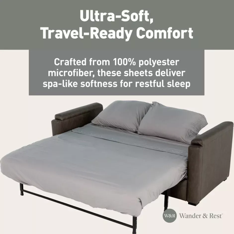 Lippert Twin/Three Quarter RV Sheet Set - Gray – 2024121139