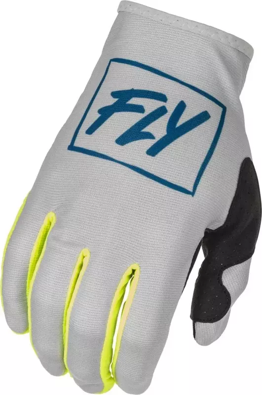 Lite Gloves Grey/Teal/Hi Vis Md