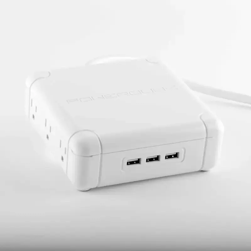 M560 RV Designer USB Hub 3 USB And 6 AC Ports