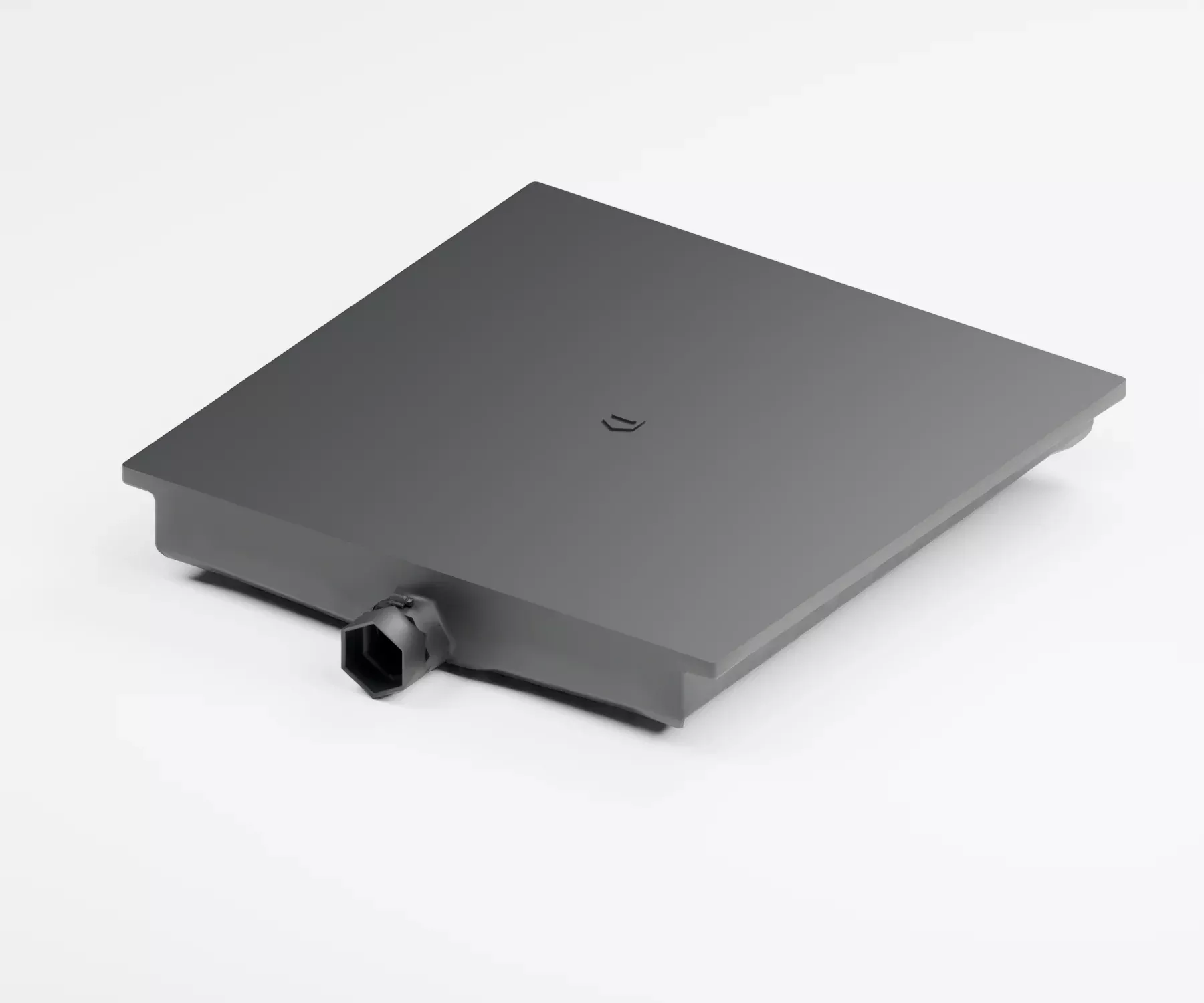MAKS Holding Tank 32 X 32 X 5 - 20 Gallons - End Center Drain - Blank Tank
