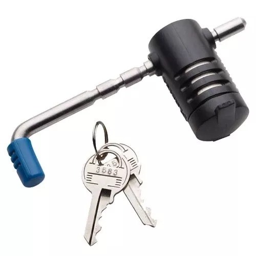 Masterlock 2847DAT 9/16in to 2-3/4in Long Adjustable Stainless Steel Trailer Coupler Latch Lock