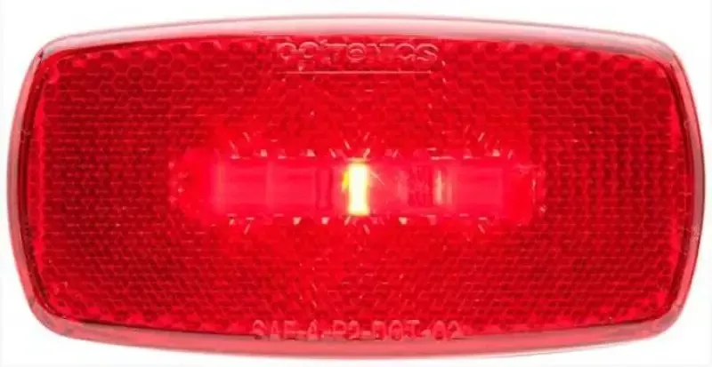 MCL0032RBBP Optronics Side Marker Light- LED Red Lens