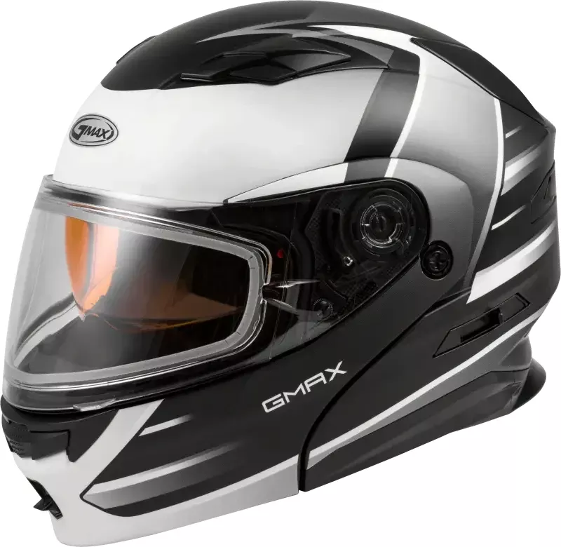 Md 01s Modular Snow Helmet Descendant Matte Blk/White Md