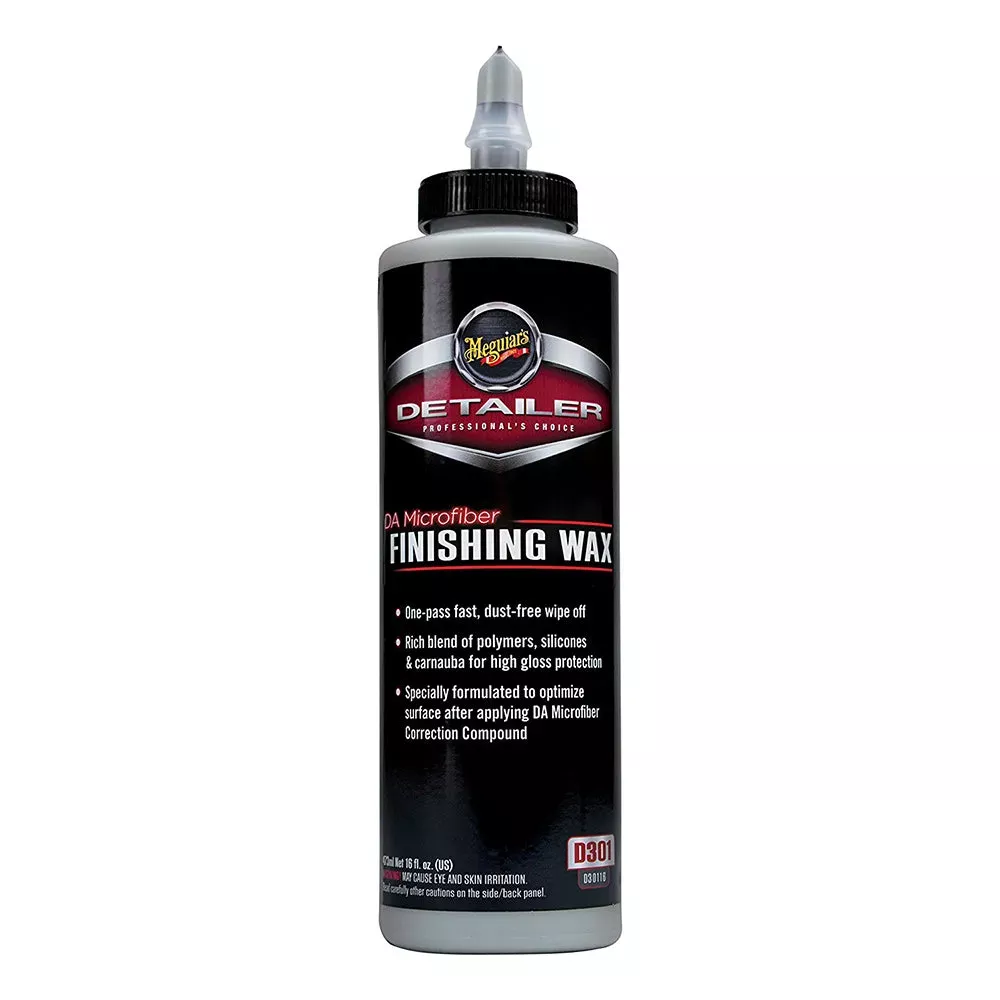 Meguiar’s DA Microfiber Finishing Wax – 16oz
