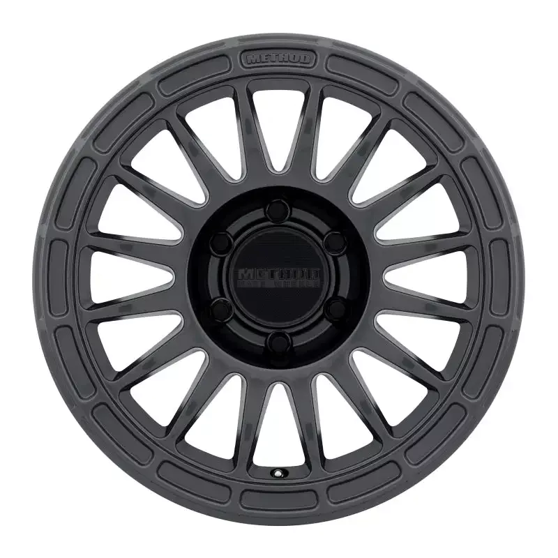 Method MR314 17×7.5 +25mm Offset 6×5.5 106.25mm CB Matte Black Wheel