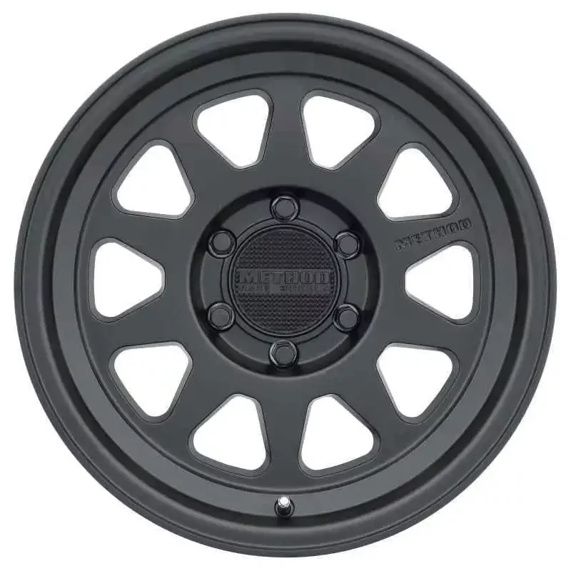 Method MR316 17×8.5 0mm Offset 6×120 67mm CB Matte Black Wheel