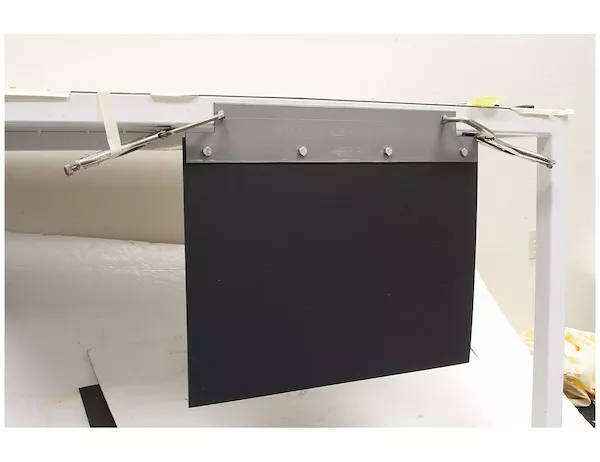 MFBH2375F - Straight Mudflap Mounting Plate for All 24 Inch Splash Guards