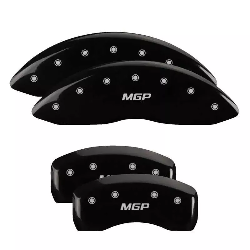 Mgp Caliper 42021SMGPBK Set Of 4 Caliper Covers Engraved F