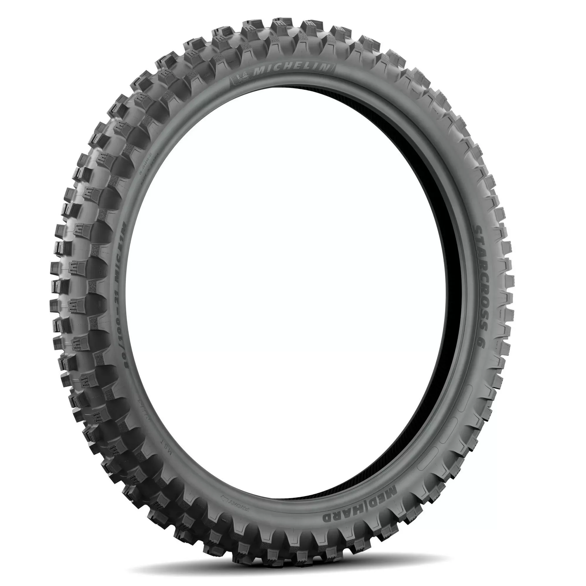 MICHELIN TIRE STARCROSS 6 MED HARD FR 90/100-21 57M BIAS TT - 87-94613
