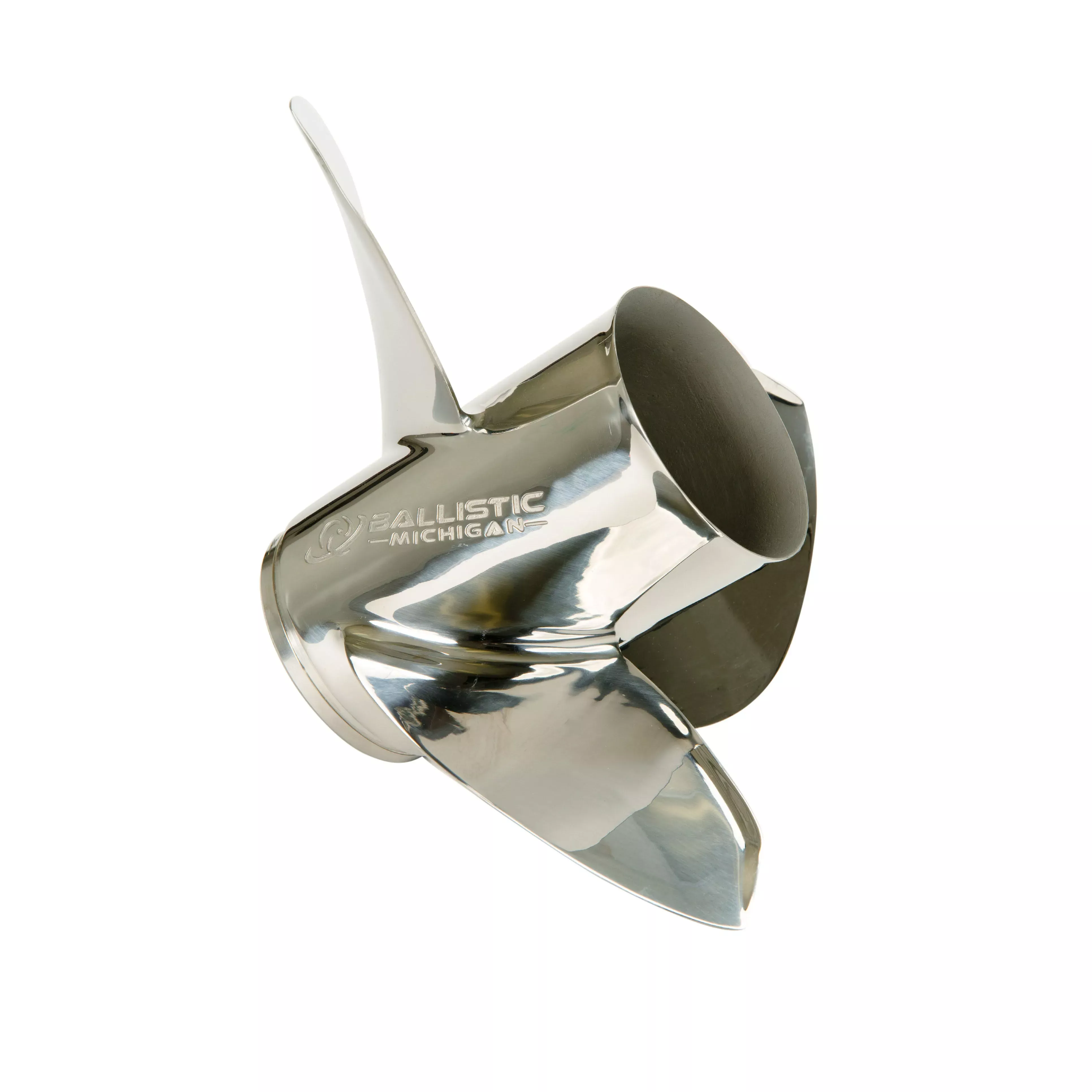 Michigan Wheel 937523 Ballistic A-Series 3-Blade Stainless Steel Propeller – LH, 14-1/4 ” Diameter x 23 ” Pitch