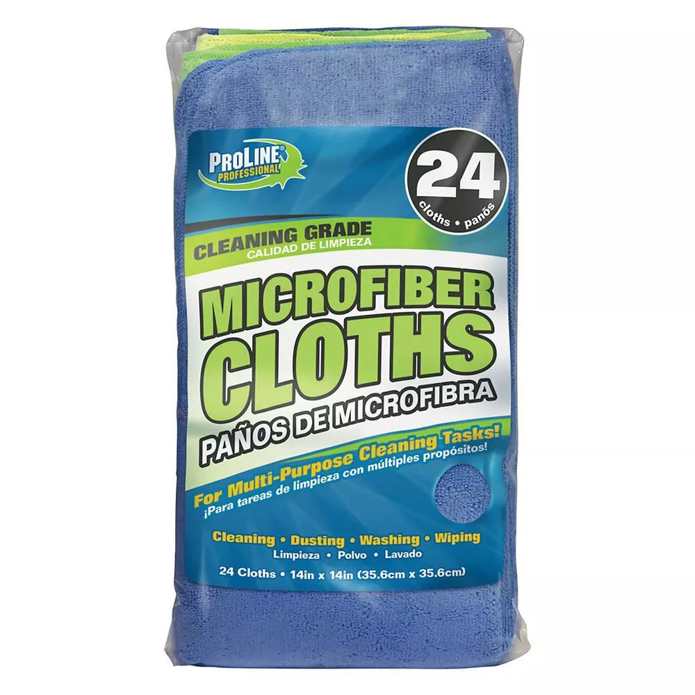 Microfiber Cloths, 24-pack