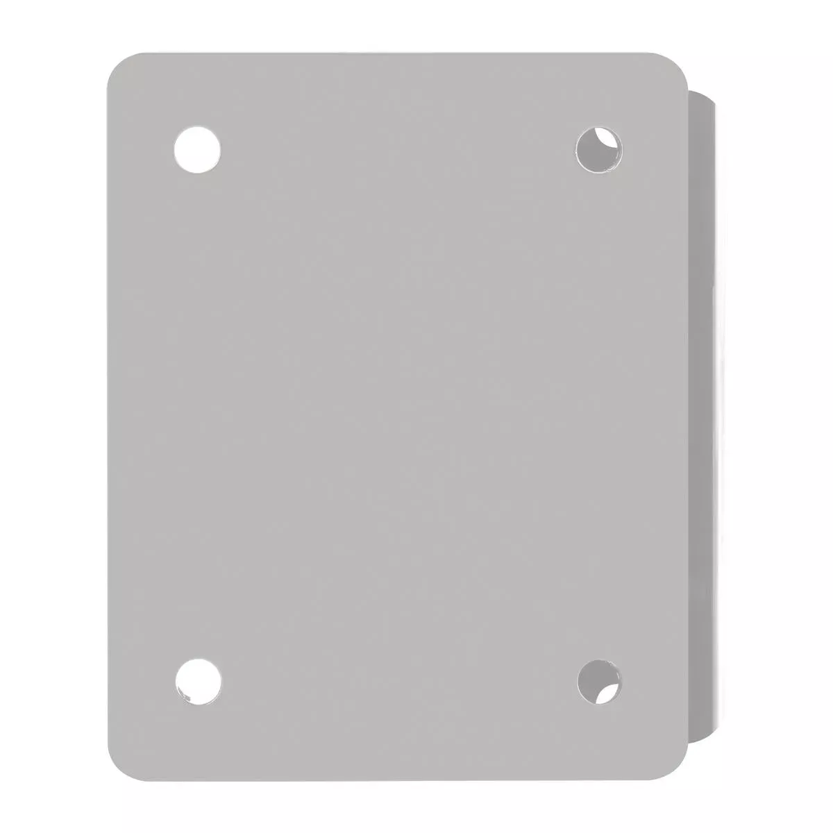 Minn MIN1810376 White Direct Mount Angle Bracket For Raptor