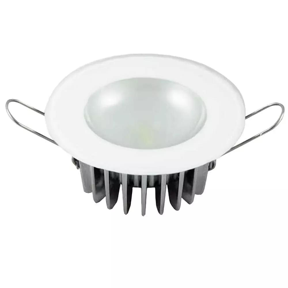 Mirage – Flush Mount Down Light – Glass Finish/No Bezel – 2-Color White/Blue Dimming