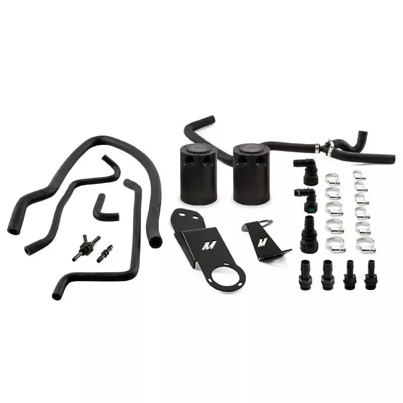 Mishimoto 2013+ Cadillac ATS 2.0T Baffled Oil Catch Can Kit – Black