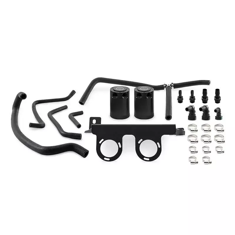 Mishimoto 2016+ Chevrolet Camaro 2.0T Baffled Oil Catch Can Kit – Black