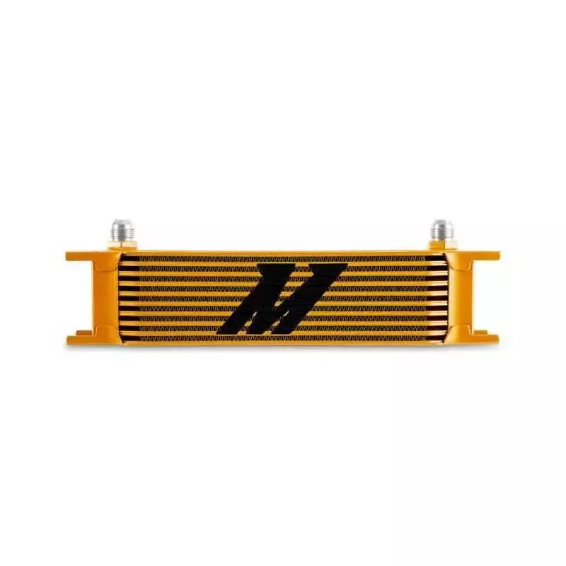 Mishimoto Universal -8AN 10 Row Oil Cooler – Gold