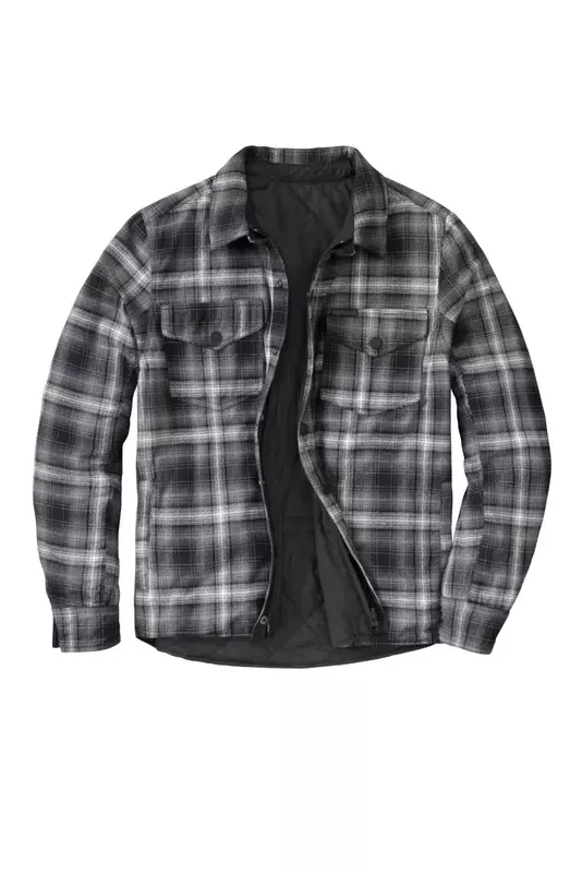 Morpheus Reversable Jacket Black/Plaid Grey 4x