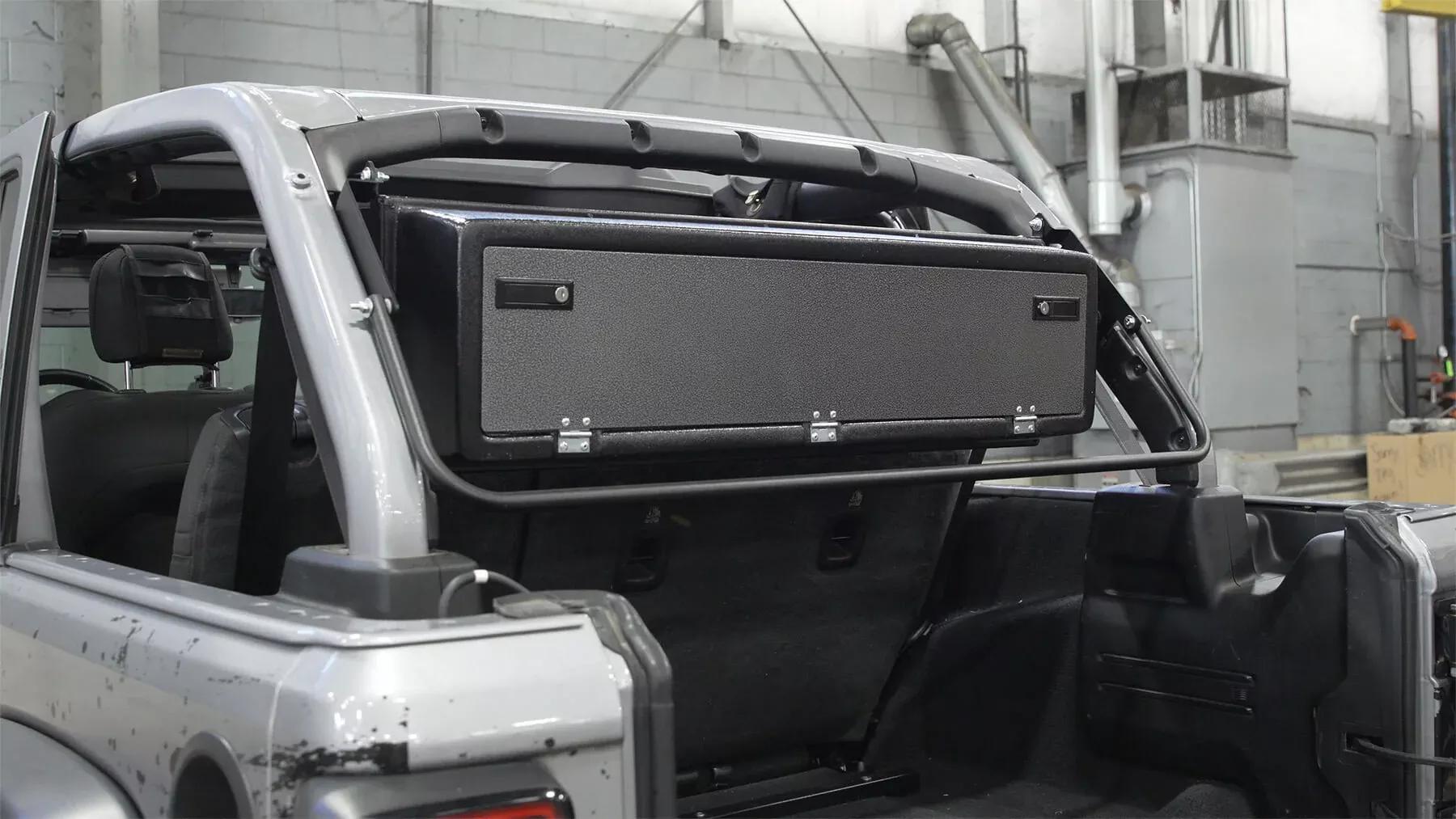 MORryde JP54-080 Overhead Storage Lock Box - 2018-Current Jeep Wrangler JL - Secure Overhead Storage