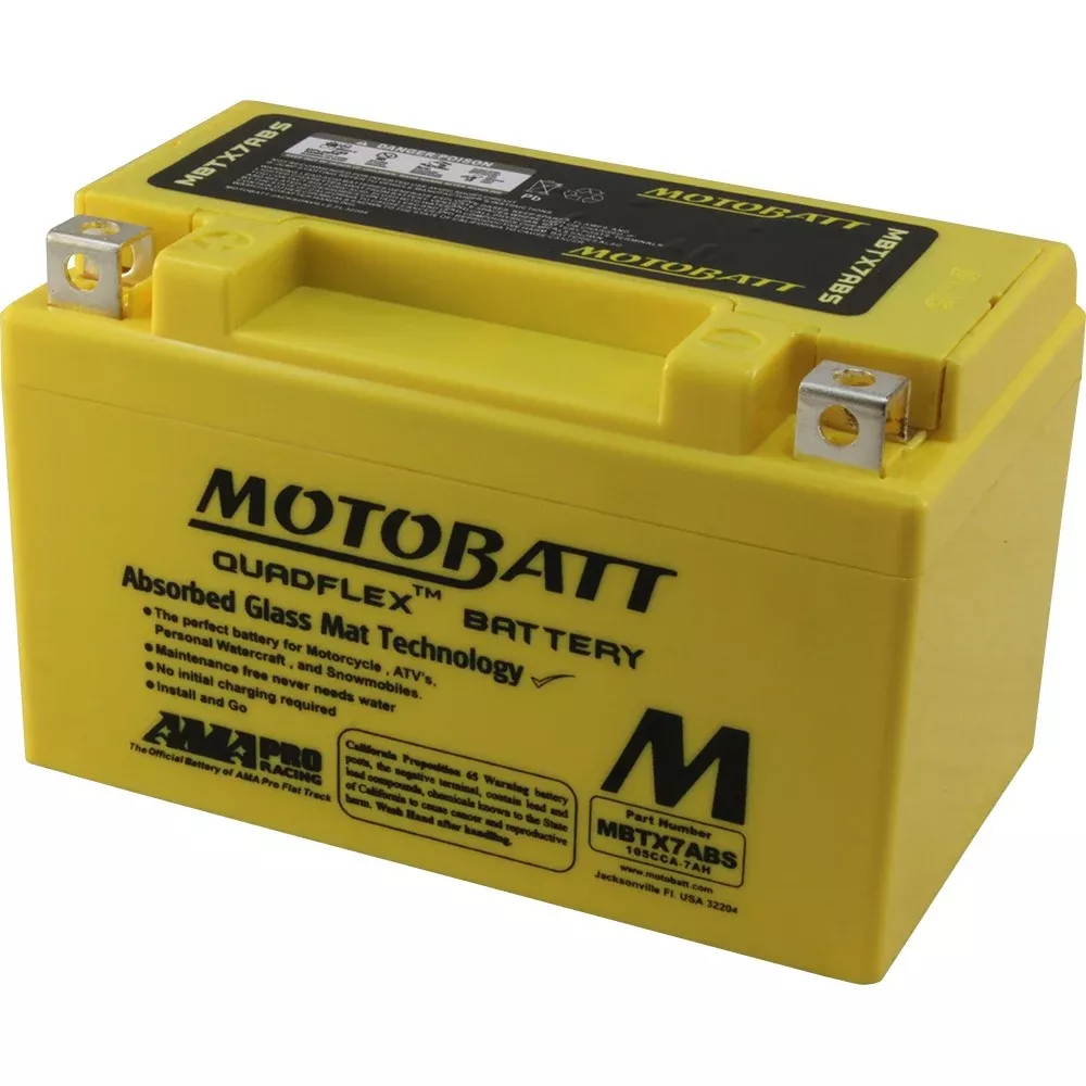 MOTOBATT BATTERY MBTX7ABS SEALED FACTORY ACTIVATED - 491-1013
