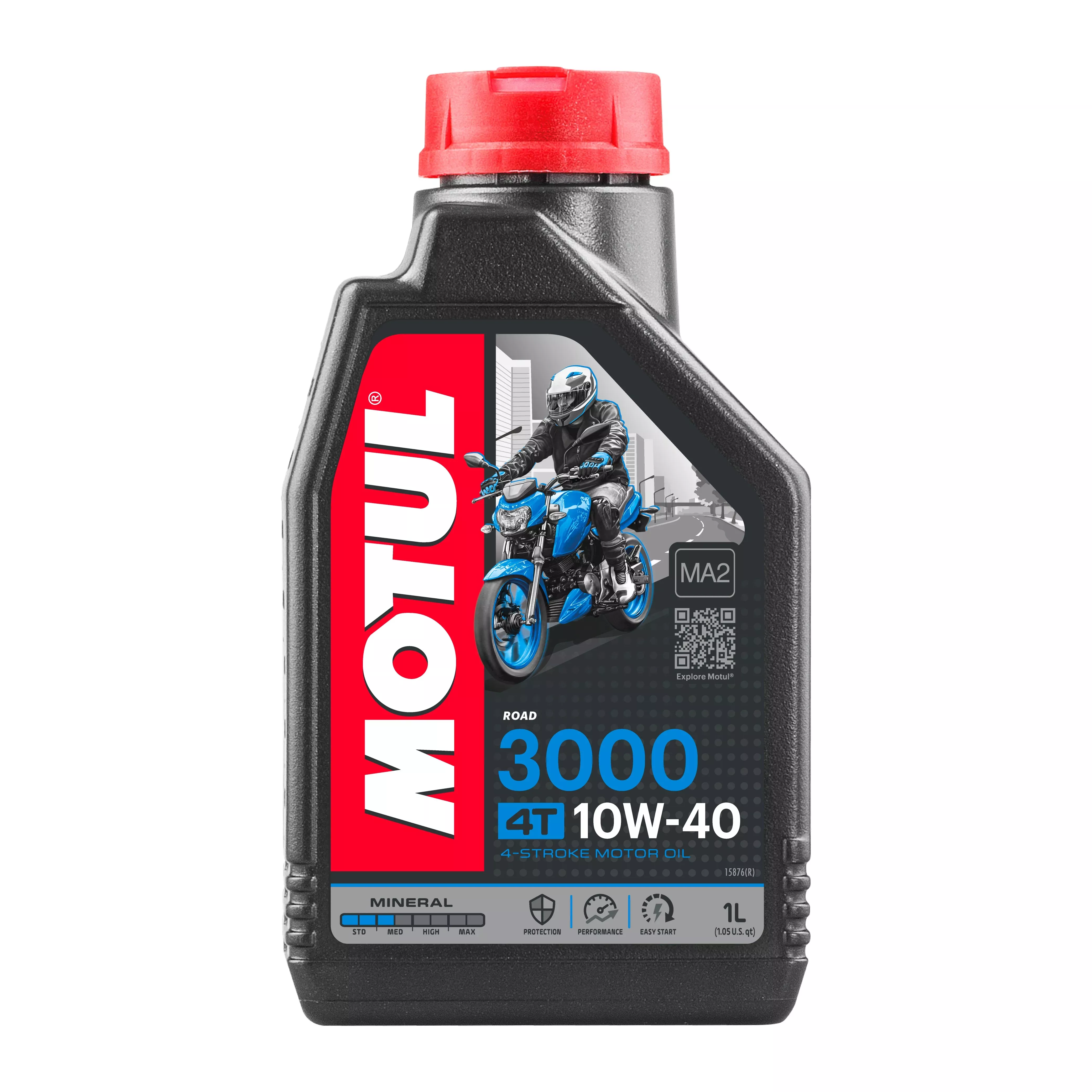 MOTUL 3000 PETROLEUM OIL 10W40 1L - 82-20141