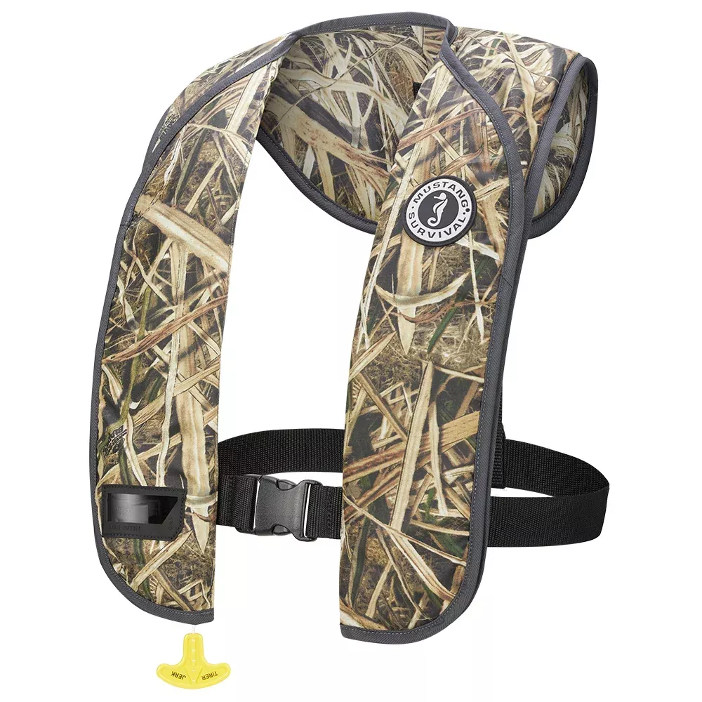 Mustang MIT 100 Inflatable PFD – Mossy Oak Shadow Grass Blades – Automatic/Manual MD2016C3-261-0-202