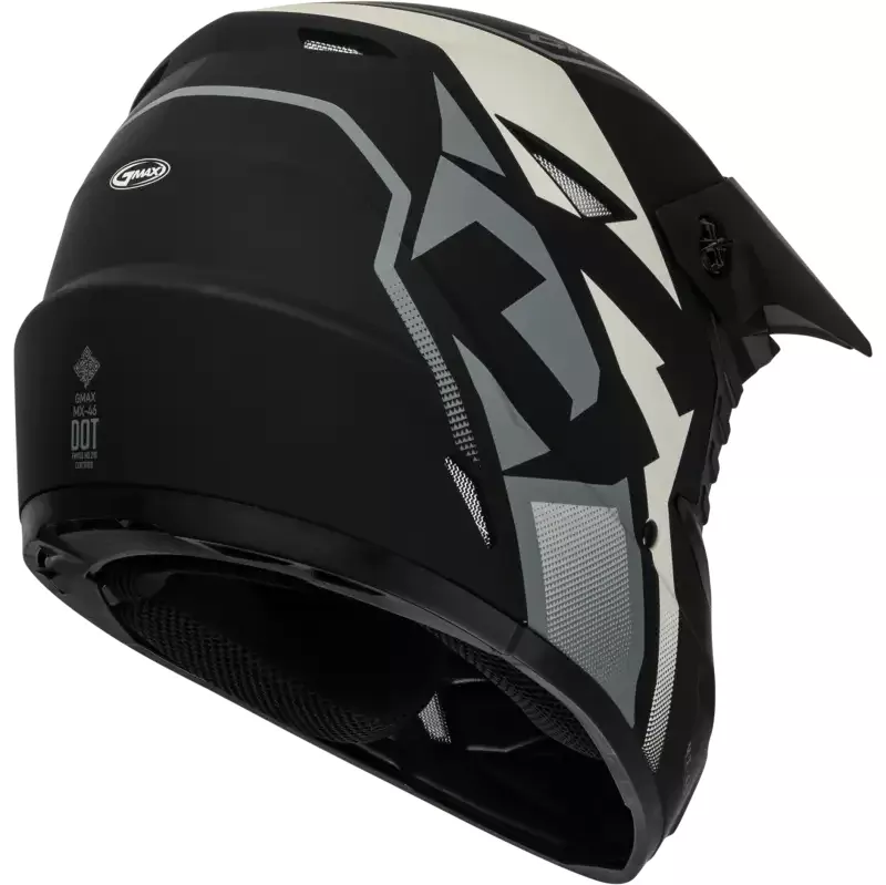 Mx 46 Compound Helmet Matte Black/Grey/White 2x