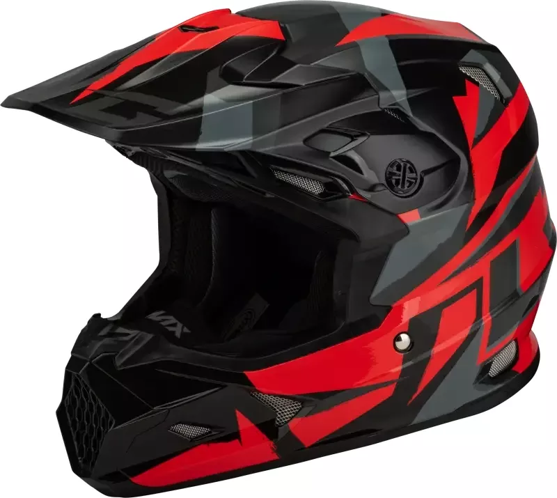 Mx 96s Splinter Helmet Black/Red Xl