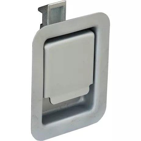 N1980 - Rust Resistant Steel Junior Single Point Non-Locking Paddle Latch - Weld-On