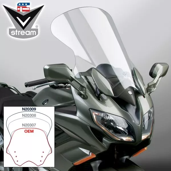 NATIONAL CYCLE VSTREAM TOURING WINDSCREEN CLEAR - 562-5024C