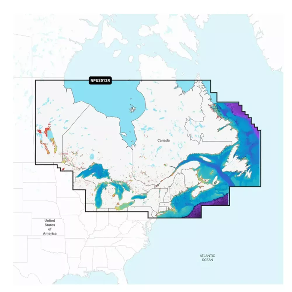 Navionics 010-C1466-40 Platinum+ NPUS012R – Canada, East & Great Lakes
