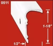 Non Insert Roof Trim Mill 8'