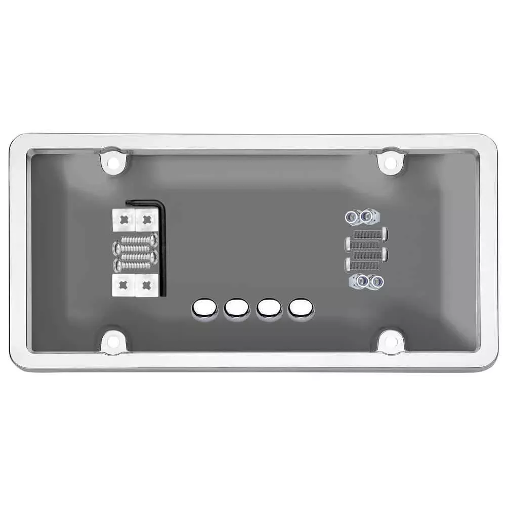 NOVELTY PLATE LOCK, CHROM