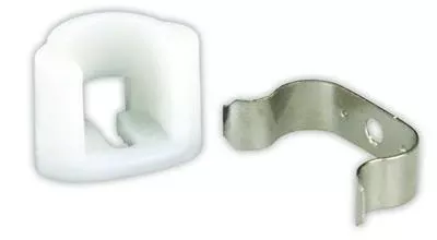 Nylon Friction Catch w/Metal Clip