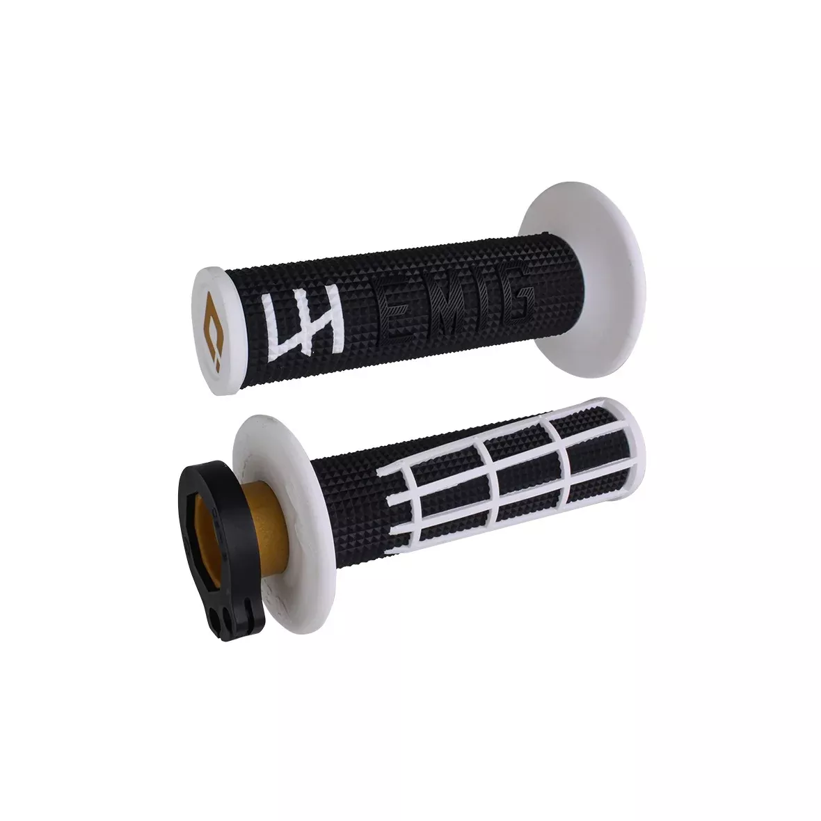 ODI EMIG 2.0 - V2 LOCK-ON GRIP BLACK/WHITE - 206-1120