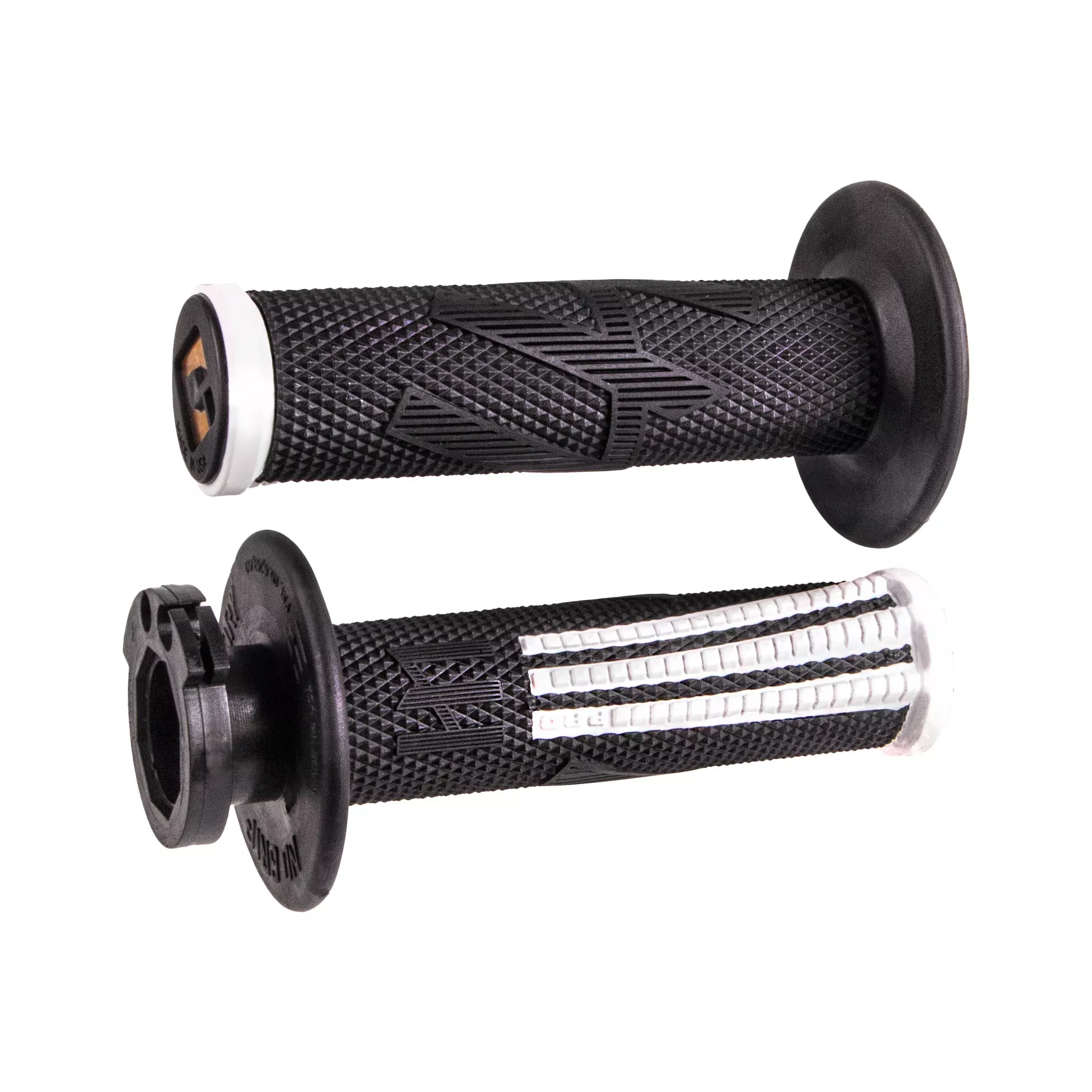 ODI EMIG2 PRO V2 LOCK-ON GRIP BLACK/WHITE - 206-1080