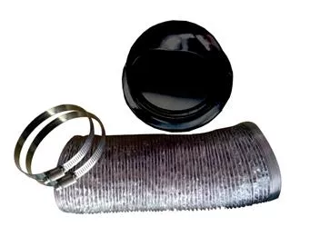 Outside Vent Kit-Black