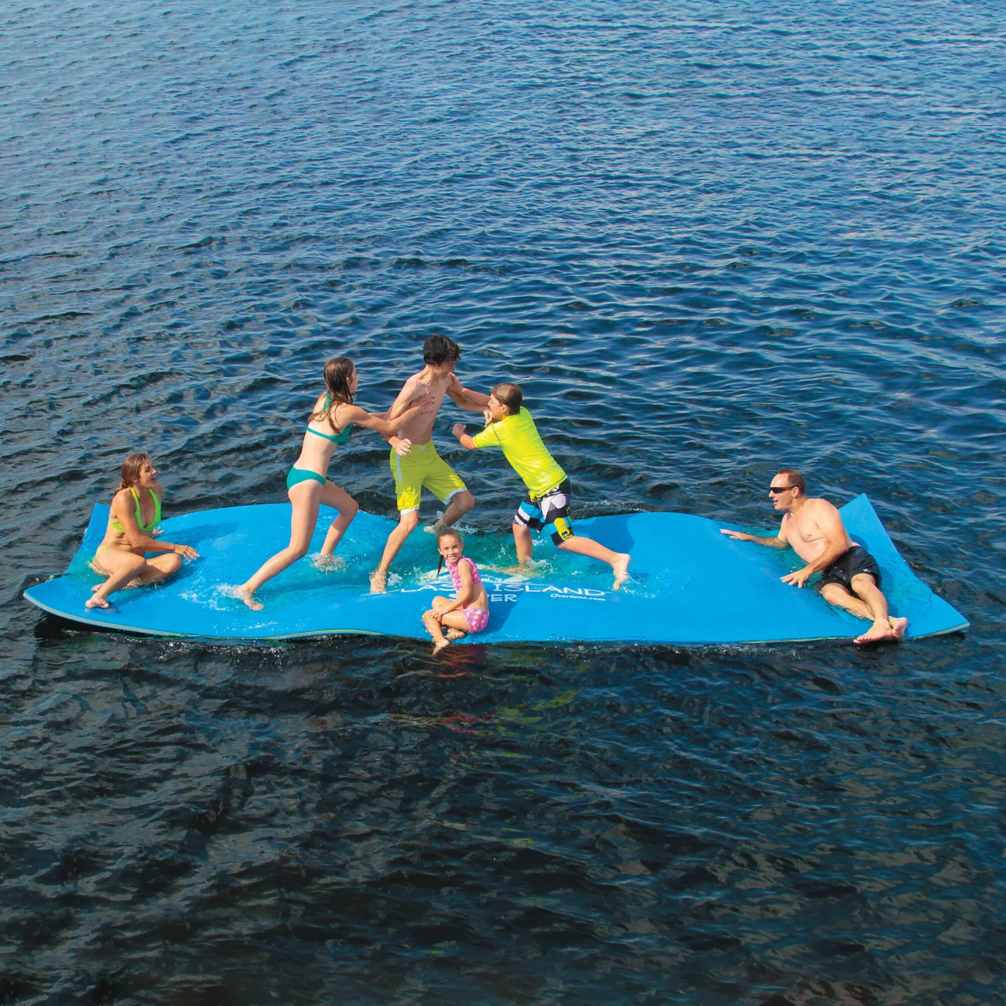 Overton’s Splash Island, 18’L x 6’W x 1.25”