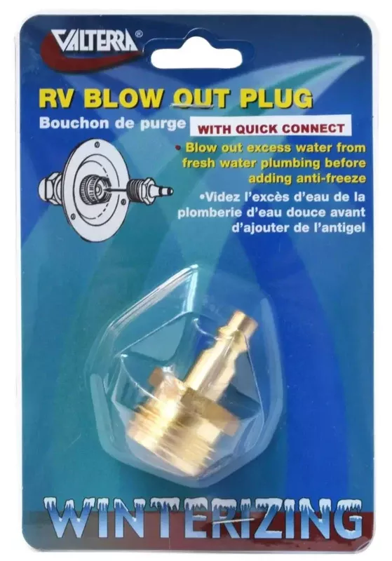 P23510LFVP Valterra Water System Blow Out Plug Quick Connect