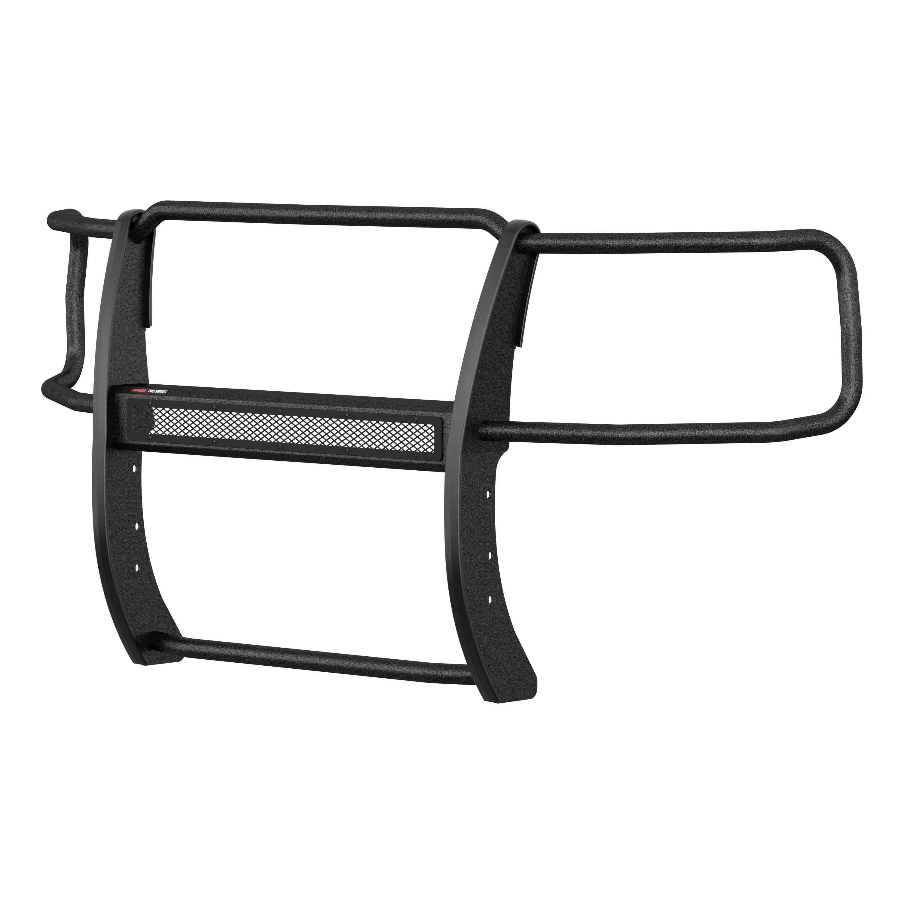P4091 - Pro Series Black Steel Grille Guard, No-Drill, Select Chevrolet Silverado 1500 - 2019 Chevrolet Silverado 1500 LD and more