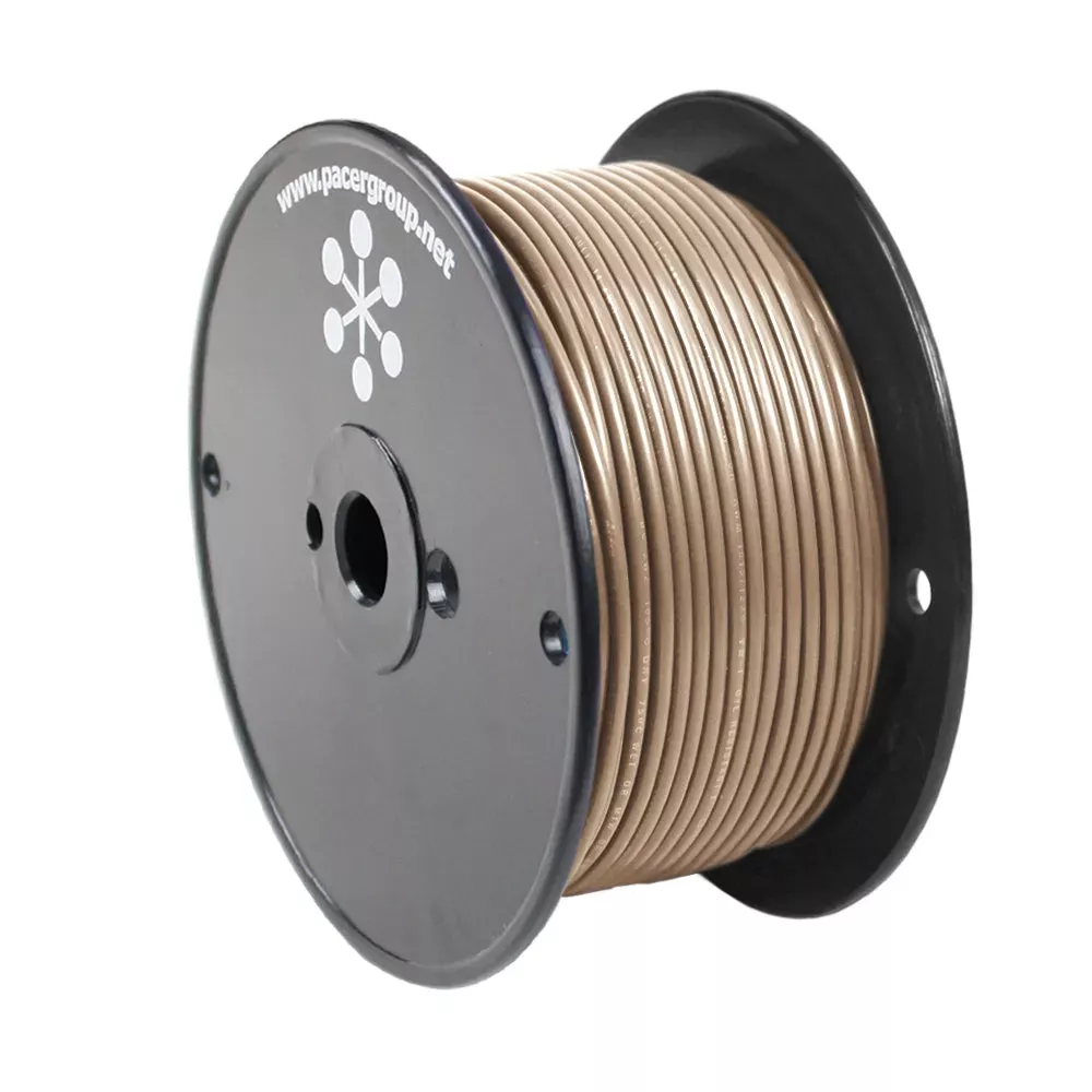 Pacer Tan 14 AWG Primary Wire – 250′ WUL14TN-250