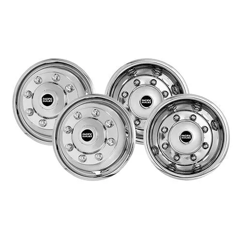 Pacific Dualies 33-1950W 8 Lug Wheel Simulator Set 19.5" (07 Ford/Chvy)