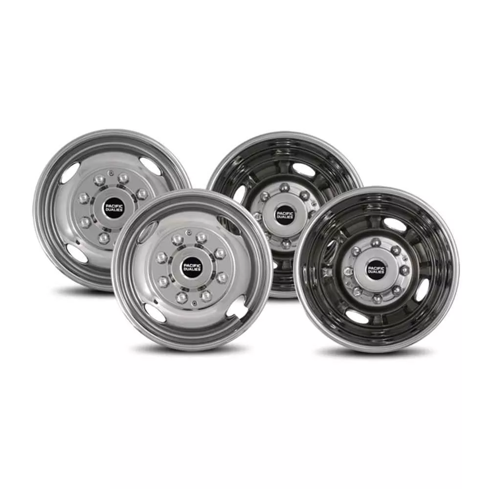 Pacific Dualies 38-1608 8 Lug Wheel Simulator Set 16" (Chev Up To 2000)