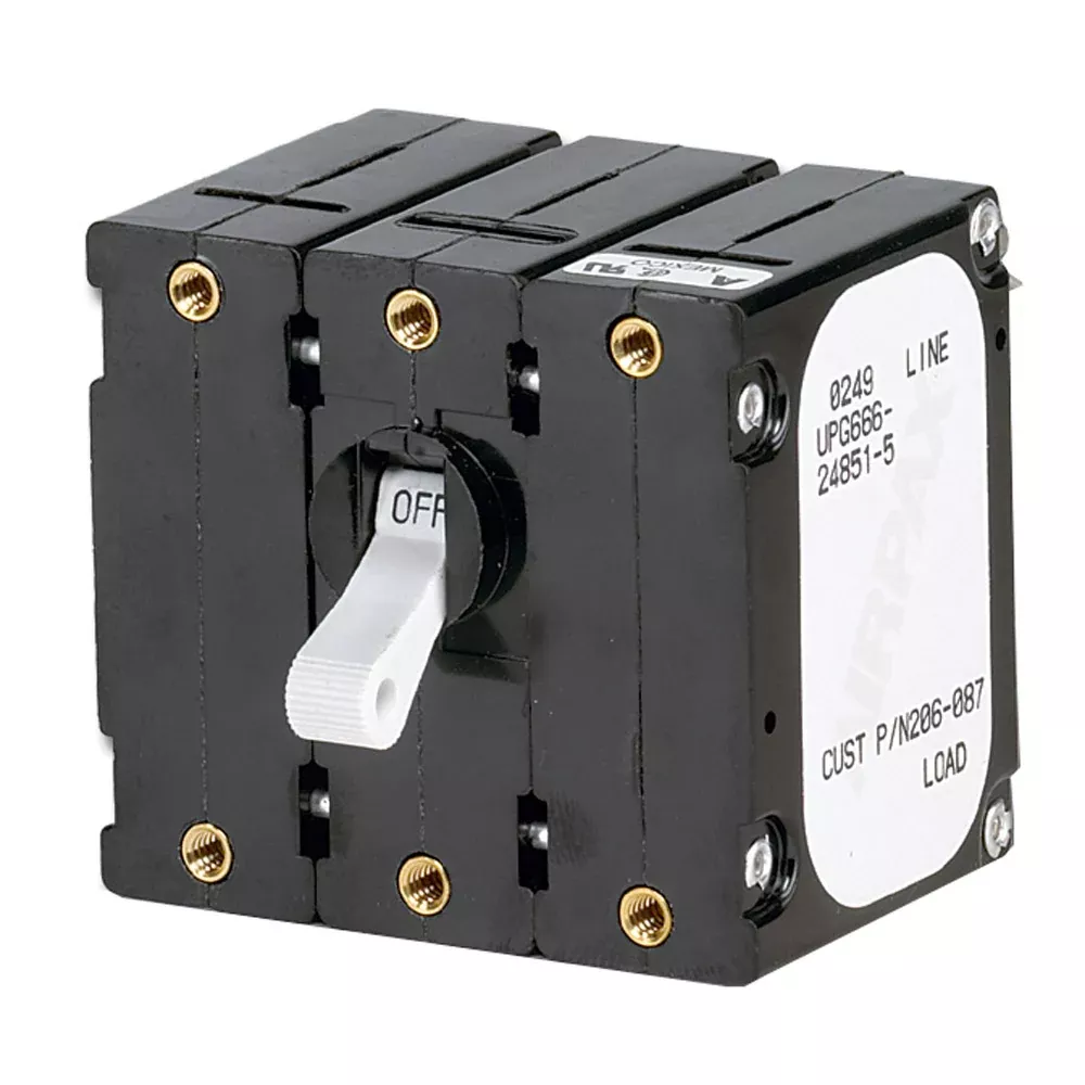 Paneltronics Breaker 50 Amps w/Reverse Polarity Trip Coil – White 206-353