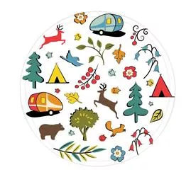 PAPER BOWL 24PK 20OZ INTO THE WOODS