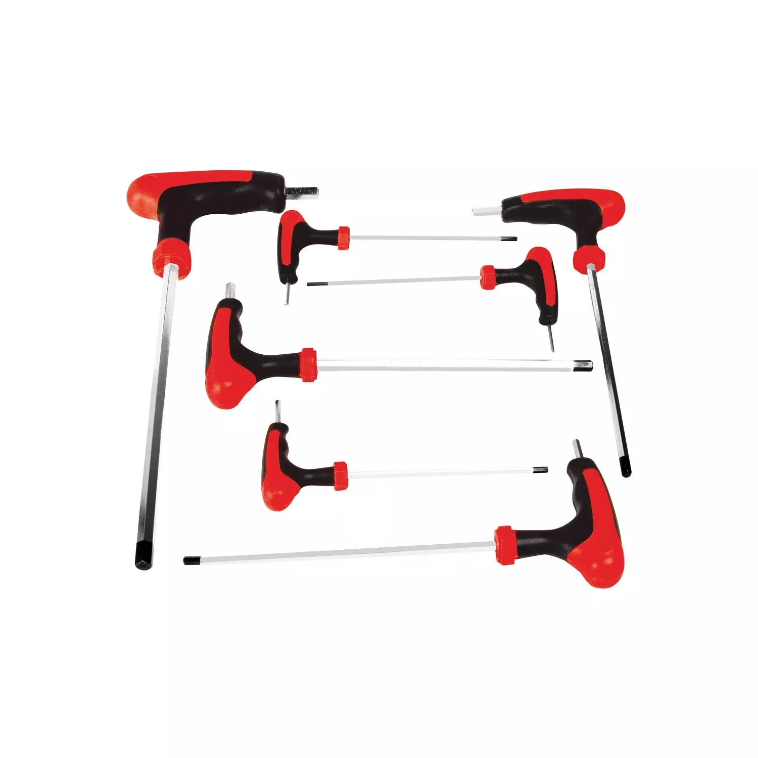 PERFORMANCE TOOL 7 PC SAE T-HANDLE SET HEX - 117-1036