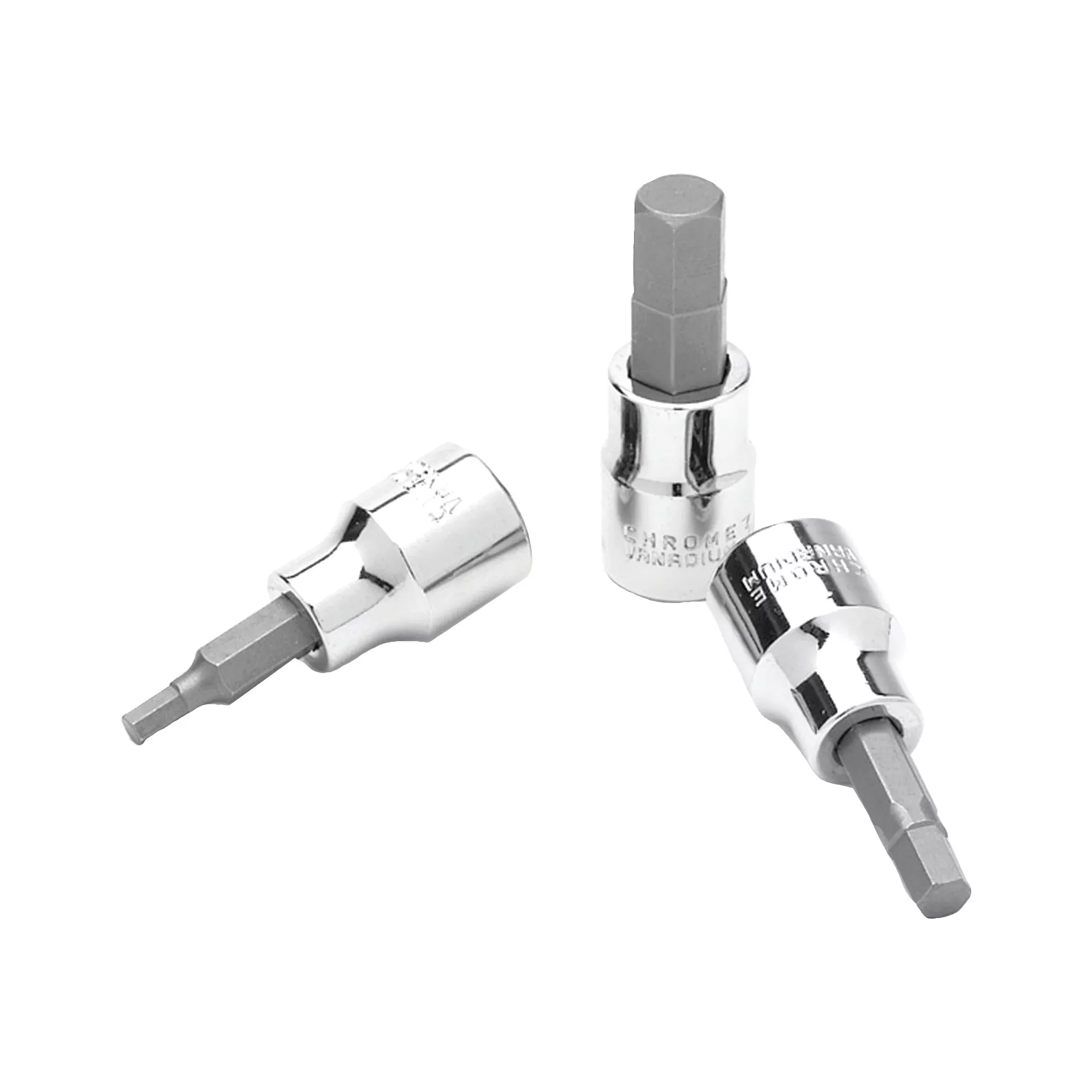 PERFORMANCE TOOL 8 PC 3/8" MET HEX BIT SET - 117-1082
