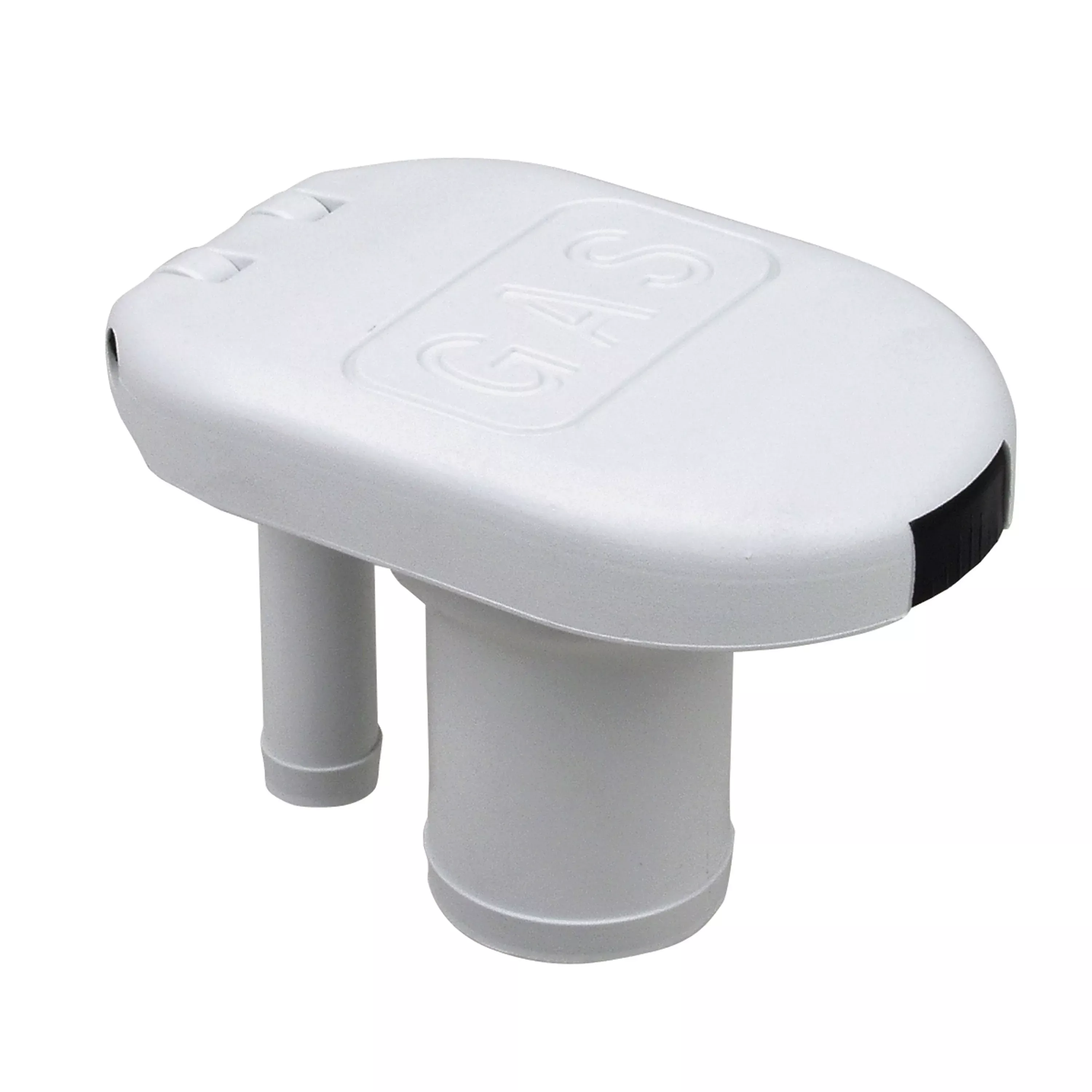 Perko 1319DPGWHT Polymer Vented Straight Neck Gas Fill for 1.5 ” Hose – White
