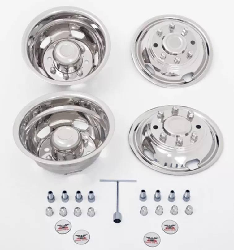 Phoenix USA NG18 8 Lug Wheel Simulator Set 17" (2011 CHEV/GM K3500)